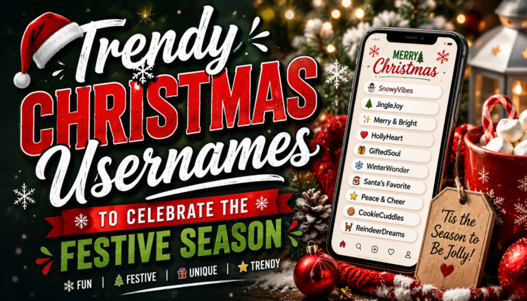Trendy Christmas Usernames to Celebrate the Festive Season