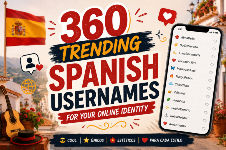360 Trending Spanish Usernames for Your Online Identity