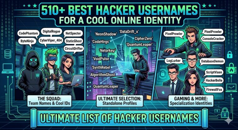 510+ Best Hacker Usernames for a Cool Online Identity