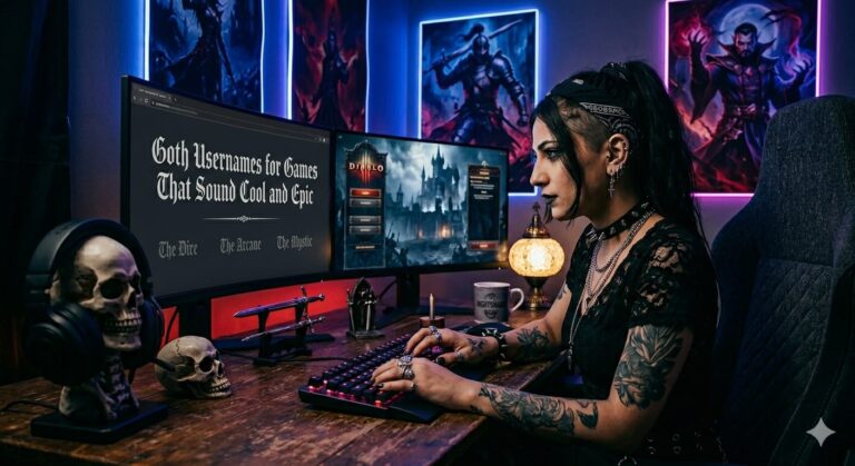 Goth Usernames for Games That Sound Cool and Epic