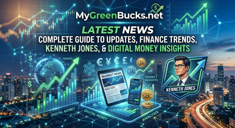 Latest News MyGreenBucks.net: Complete Guide to Updates, Finance Trends, Kenneth Jones, and Digital Money Insights