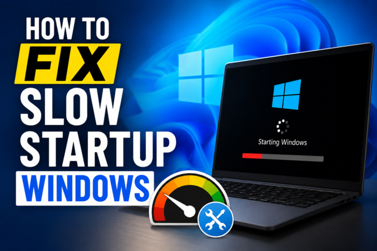 How to Fix Slow Startup Windows