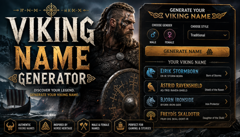 Viking Name Generator