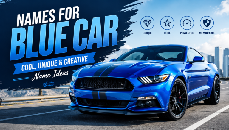 Names for Blue Car